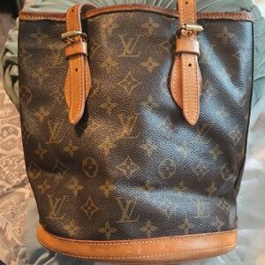 Vintage Louis Vuitton Monogram Canvas Bucket Bag
